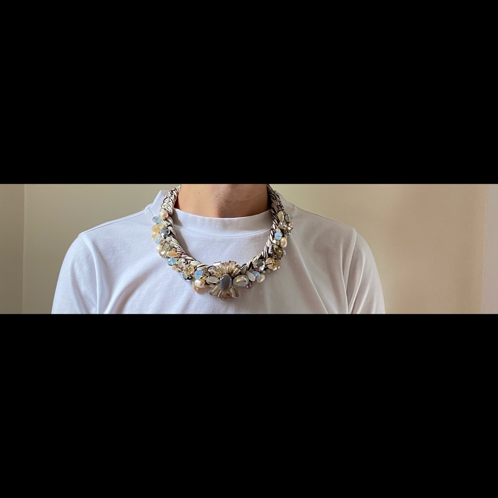 Stone and rope necklace from Max Mara